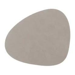 LINDDNATischset S 24x28 cm Curve Nupo light grey