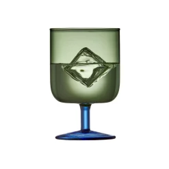 Lyngby GlasWeinglas 2er-Set Torino grün/blau
