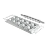 MarcatoRavioli Tablett 34x12 cm silber