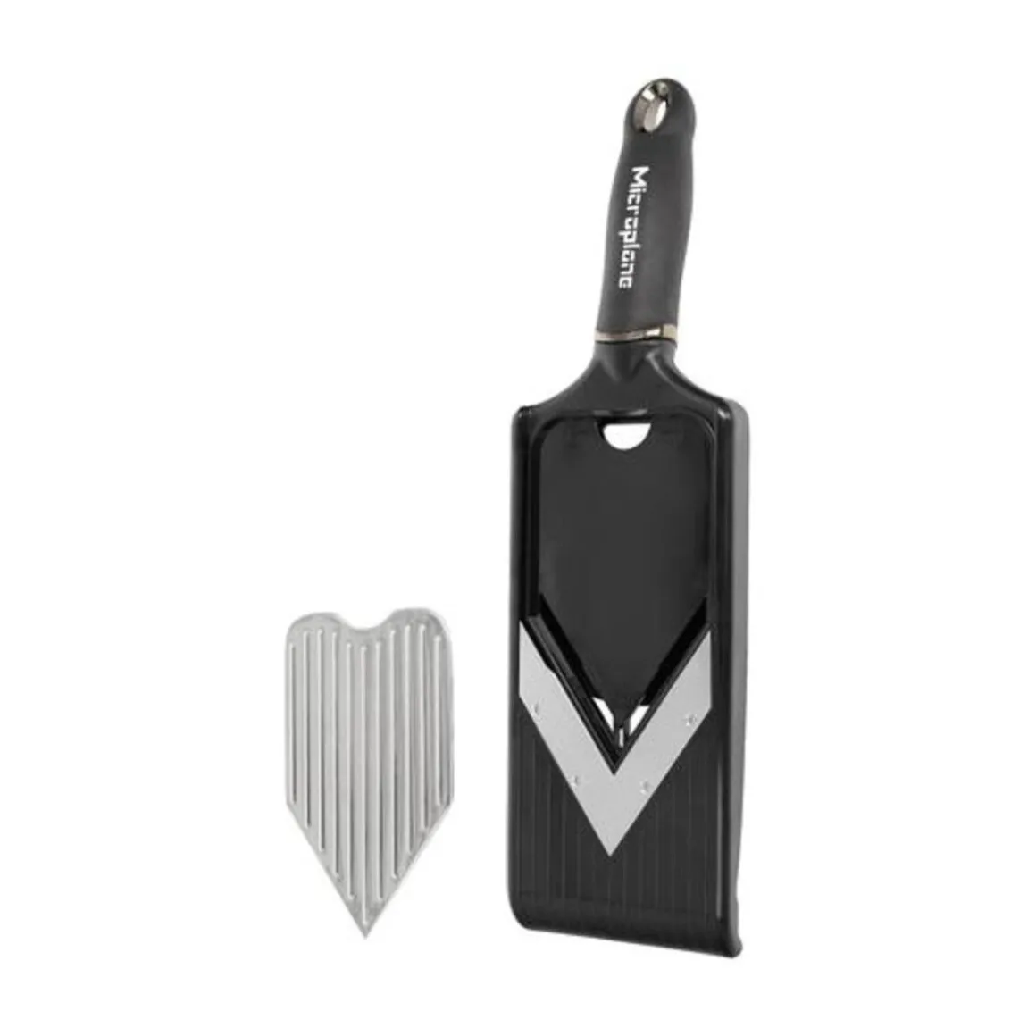 MicroplaneV-Hobel mit Julienneklingen-Einsatz 36 cm Speciality schwarz