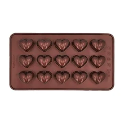 RBV BirkmannPralinenform Herz 2er-Set Chocolaterie kupfer