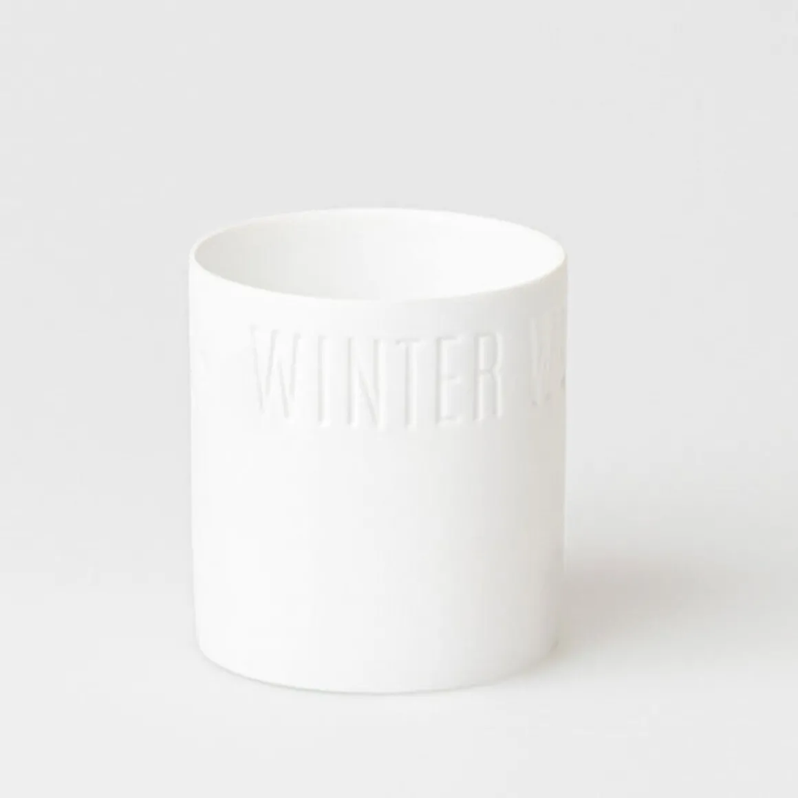 RäderTeelichthalter Winter Wonderworld 7 cm Winterzauber weiß