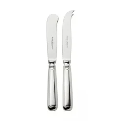Robbe & BerkingButter u. Käsemesser mit Stahlklinge Alt Faden 150 g versilbert