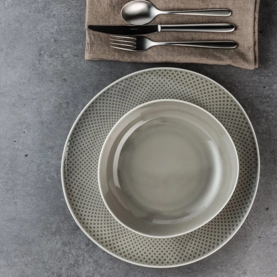 RosenthalGeschirr-Set 16-tlg. Junto Pearl Grey
