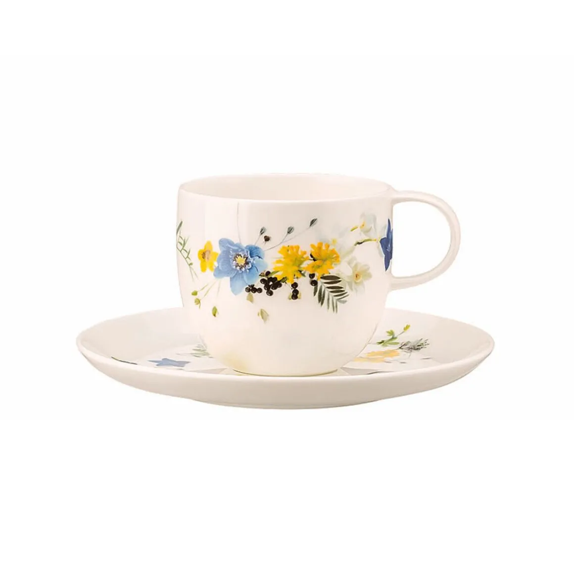 RosenthalKaffee-Untertasse 14 cm Brillance Fleurs des Alpes