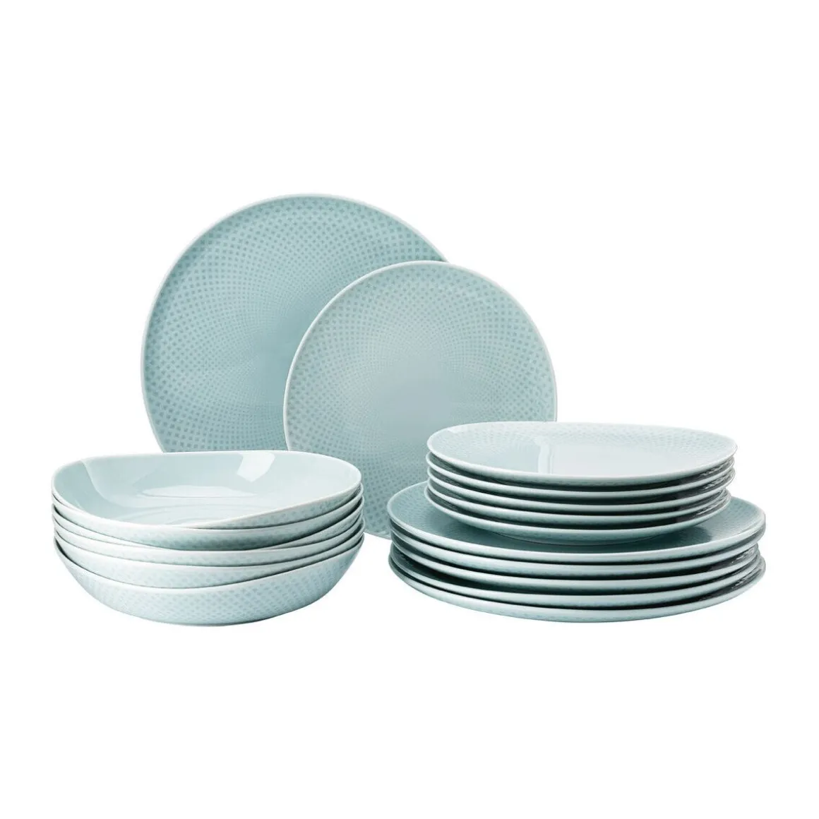 RosenthalTeller-Set 18-tlg. Junto Opal Green