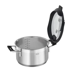 RösleKochtopf 20cm mit Silikonranddeckel SILENCE PRO