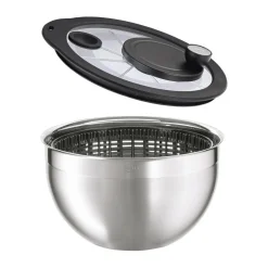 RösleSalatschleuder 24 cm edelstahl