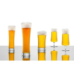 Schott ZwieselPilsglas 4er-Set Beer Basic mit Moussierpunkt klar