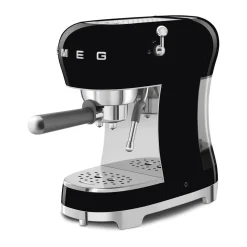 SmegEspressomaschine ECF02BLEU 50’s Style schwarz