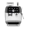 SmegEspressomaschine mit Mahlwerk EGF03 2 Tassen 1650 50’s Style schwarz