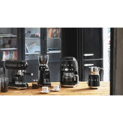 SmegMilchaufschäumer MFF11 0,6 l 50’s Style schwarz
