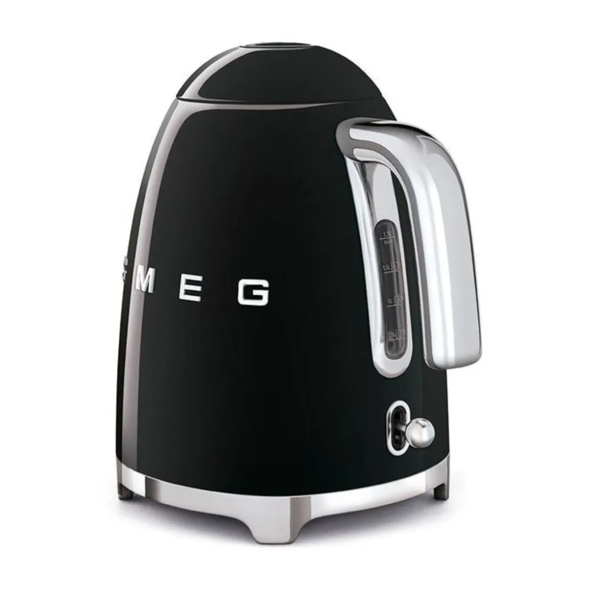 SmegWasserkocher KLF03 1,7 l 2400 W 50’s Style schwarz