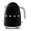 SmegWasserkocher KLF03 1,7 l 2400 W 50’s Style schwarz