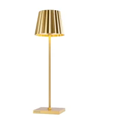 SompexAkku-Tischleuchte 38 cm 2,4 W Troll 2.0 gold
