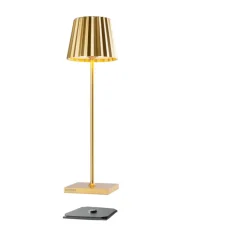 SompexAkku-Tischleuchte 38 cm 2,4 W Troll 2.0 gold