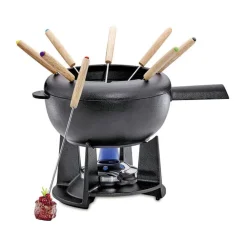 SpringFonduegarnitur 20cm schwarz matt