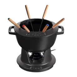 StaubFondue-Set 10-tlg. schwarz
