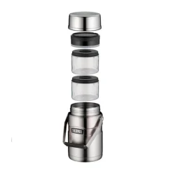 ThermosIsolier-Speisegefäß 1,2 l Stainlesse King Food Jar silber