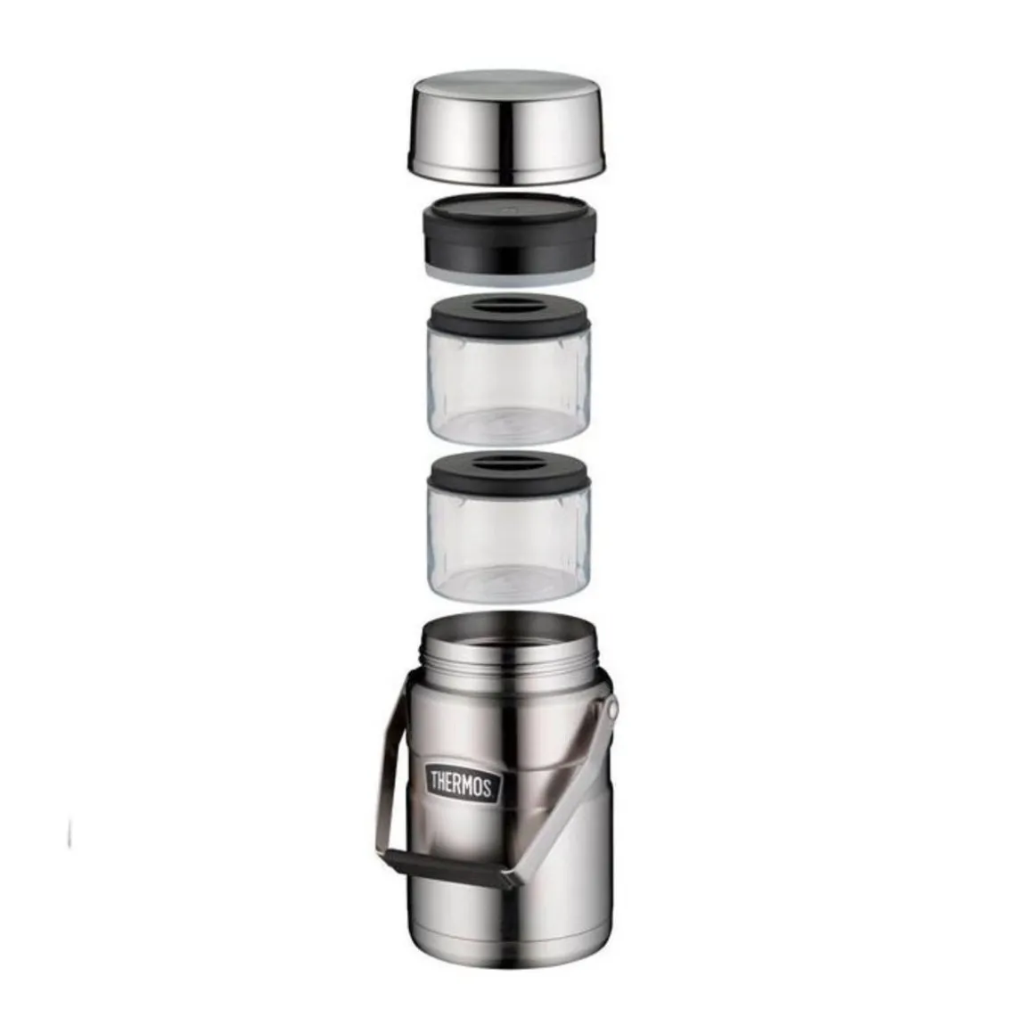 ThermosIsolier-Speisegefäß 1,2 l Stainlesse King Food Jar silber