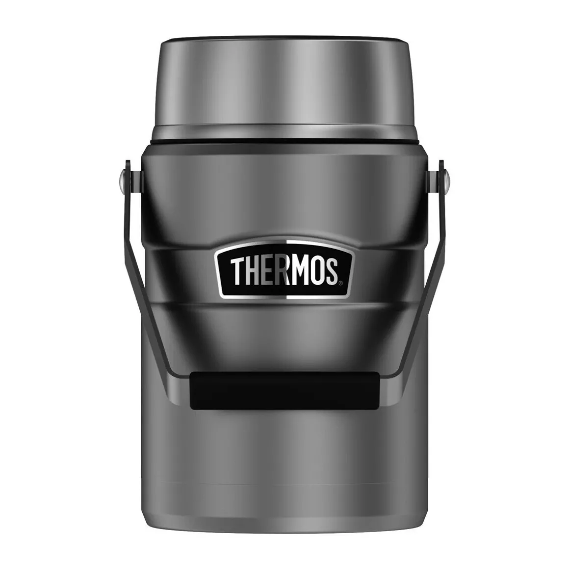 ThermosIsolier-Speisegefäß 1,2 l Stainlesse King Food Jar silber