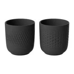 Villeroy & BochBecher-Set 2-tlg. Manufacture Collier noir