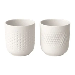 Villeroy & BochBecher-Set 2-tlg. Manufacture Collier blanc