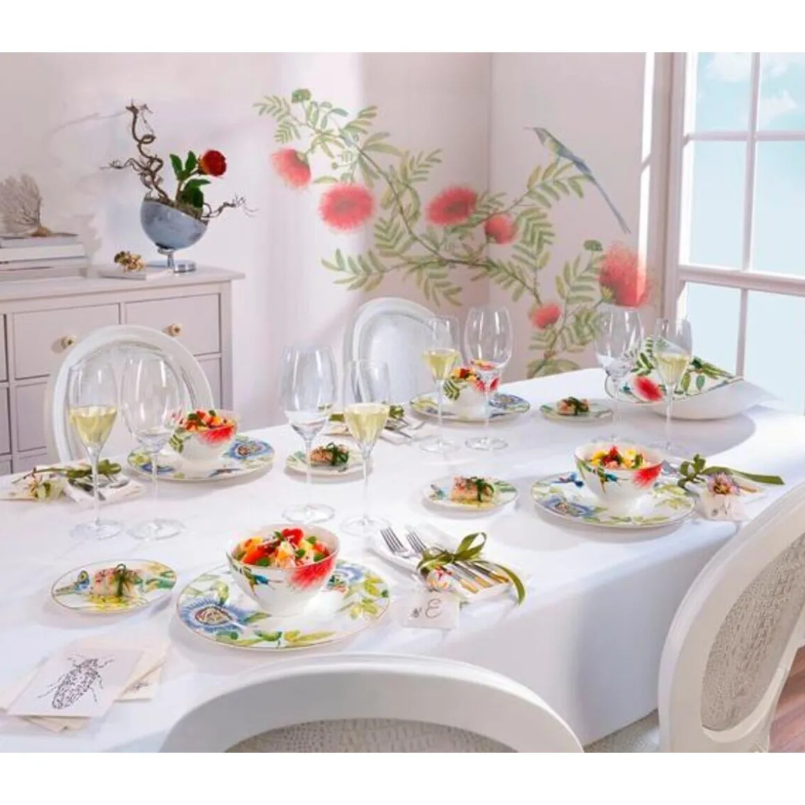 Villeroy & BochBesteck-Set 70-tlg. Ella Edelstahl teilvergoldet