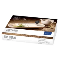 Villeroy & BochTablett 2er-Set Soup Passion weiß