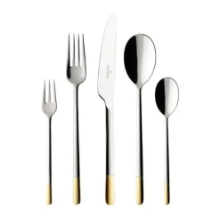 Villeroy & BochTafelbesteck-Set 30-tlg. Ella teilvergoldet