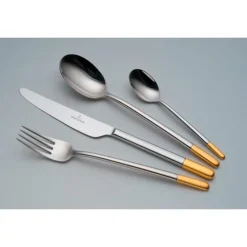 Villeroy & BochTafelmesser 24 cm Ella Edelstahl teilvergoldet