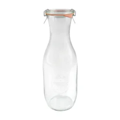 WeckSaftflasche 1062ml o. Klammern u. Gummi