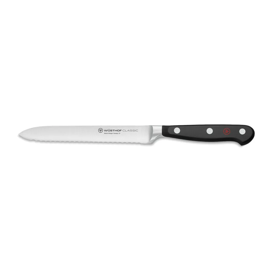 WüsthofAufschnittmesser mit Wellenschliff Classic 14cm