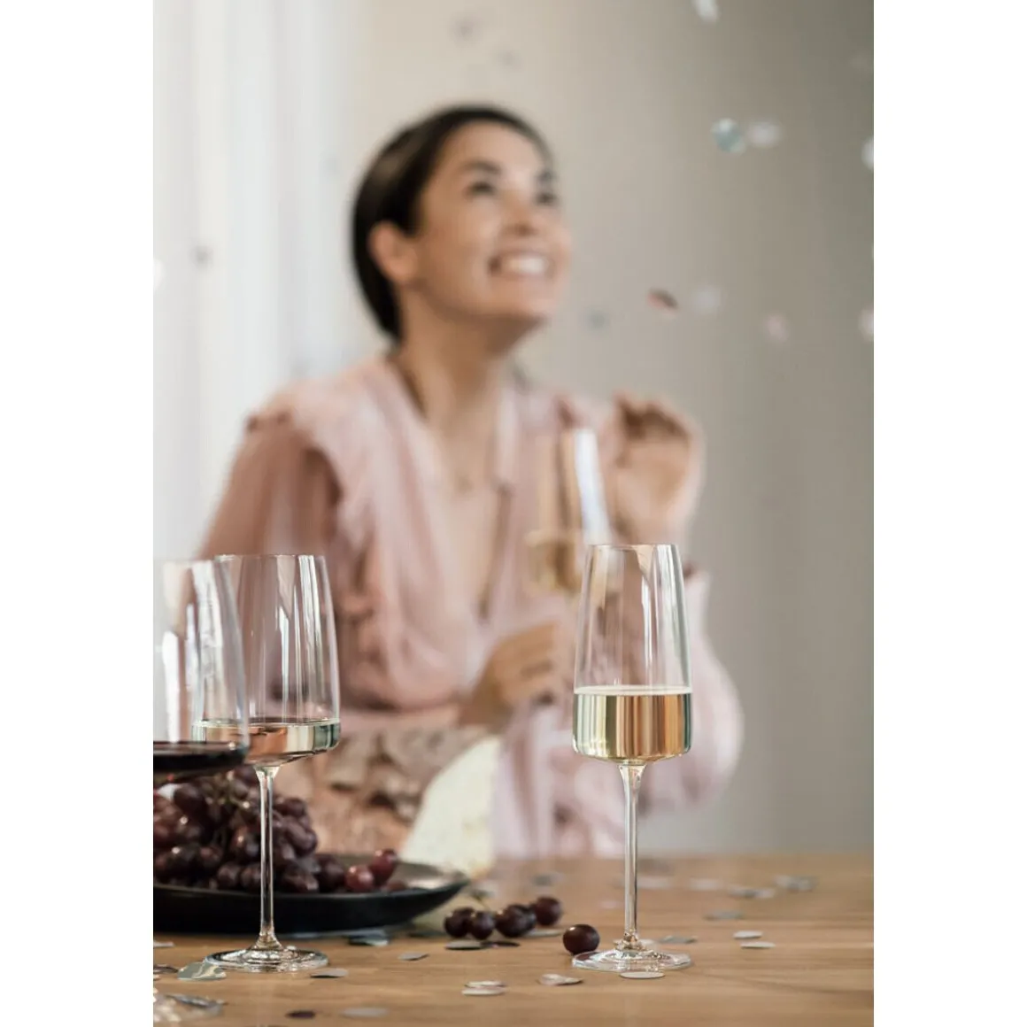 Zwiesel GlasSekt- und Schaumweinglas leicht & frisch 2er-Set Vivid Senses