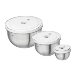 ZwillingVakuumschüssel-Set 6-tlg. Fresh & Save silber-weiß