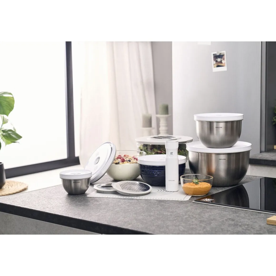 ZwillingZubehörset für Zwilling Fresh & Save Bowls grau 5-tlg.